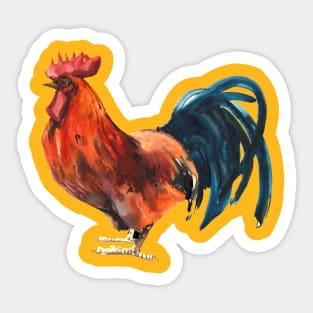 Red Rooster Sticker